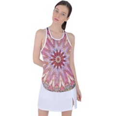 Pink Beauty 1 Racer Back Mesh Tank Top by LW41021
