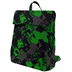 Cyber Camo Flap Top Backpack by MRNStudios