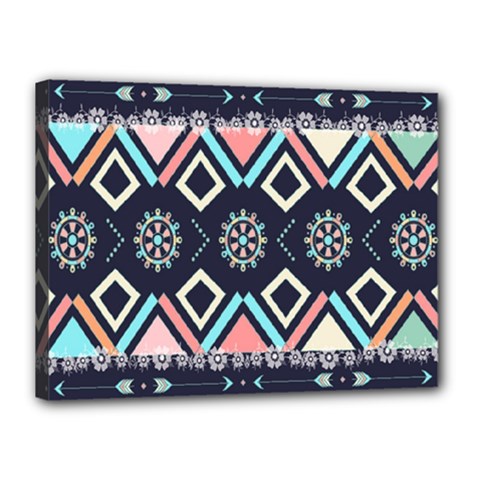 Gypsy-pattern Canvas 16  X 12  (stretched)