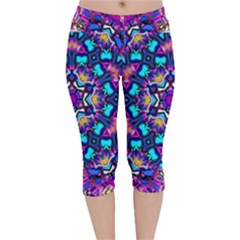 Lovely Dream Velvet Capri Leggings 