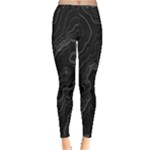 Topography map Inside Out Leggings