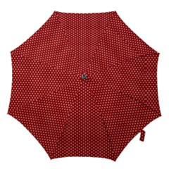 Stars Red Ink Hook Handle Umbrellas (large) by goljakoff