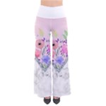 Minimal Pink Floral Marble A So Vintage Palazzo Pants