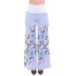 Minimal Silver Blue Marble Bouquet A So Vintage Palazzo Pants