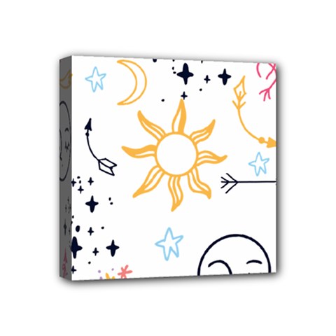Pattern Mystic Mini Canvas 4  X 4  (stretched) by alllovelyideas