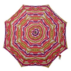Earth Boho Print Hook Handle Umbrellas (large) by gloriasanchez