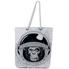Spacemonkey Full Print Rope Handle Tote (large) by goljakoff