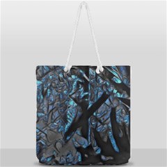 Sputnik Full Print Rope Handle Tote (large) by MRNStudios