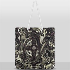 Honey Glazed Cross Full Print Rope Handle Tote (large) by MRNStudios