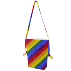 Lgbt Pride Motif Flag Pattern 1 Folding Shoulder Bag by dflcprintsclothing