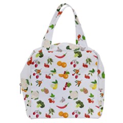 Fruits, Vegetables And Berries Boxy Hand Bag by SychEva