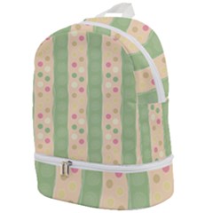 Circular Minimal Art Zip Bottom Backpack by designsbymallika
