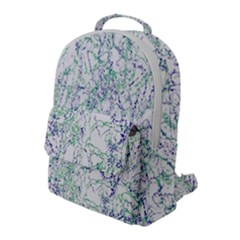 Splatter Abstract Bright Print Flap Pocket Backpack (large) by dflcprintsclothing