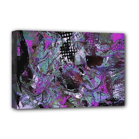 Lo-fi Hyperactivity Deluxe Canvas 18  X 12  (stretched) by MRNStudios