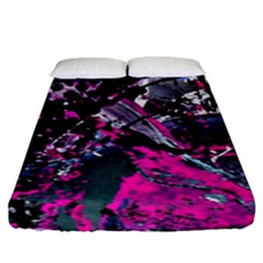 Rollercoaster Fitted Sheet (king Size) by MRNStudios