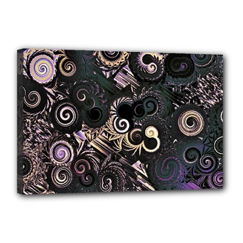 Whirligig Canvas 18  X 12  (stretched) by MRNStudios