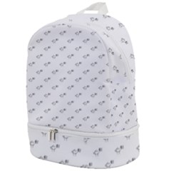 Stylized Bird Cartoon Drawing Pattern Zip Bottom Backpack by dflcprintsclothing