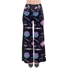Witch Goth Pastel Pattern So Vintage Palazzo Pants by NerdySparkleGoth
