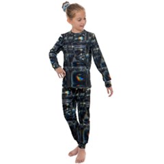 Power Up Kids  Long Sleeve Set  by MRNStudios