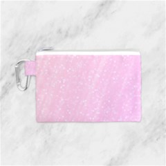 Jubilee Pink Canvas Cosmetic Bag (small) by PatternFactory