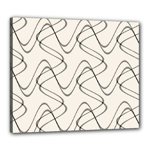 Retro Fun 821d Canvas 24  X 20  (stretched) by PatternFactory