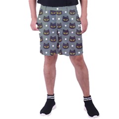 Black Cat Men s Pocket Shorts by flowerland