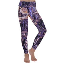 Outcast Kids  Lightweight Velour Classic Yoga Leggings by MRNStudios
