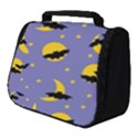 Bats With Yellow Moon Full Print Travel Pouch (Small) View1