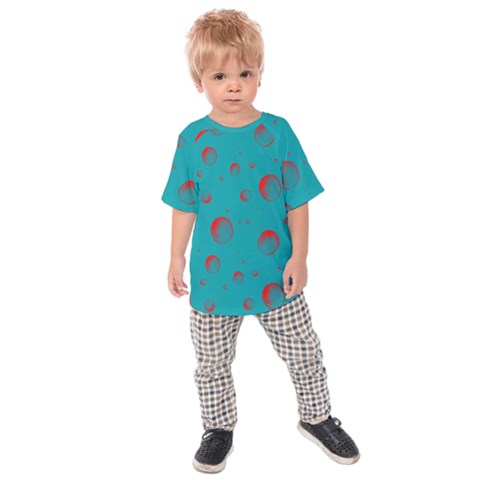 Red Drops Kids  Raglan Tee by SychEva