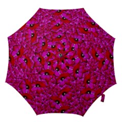 Flowers Grow And Peace Also For Humankind Hook Handle Umbrellas (large) by pepitasart