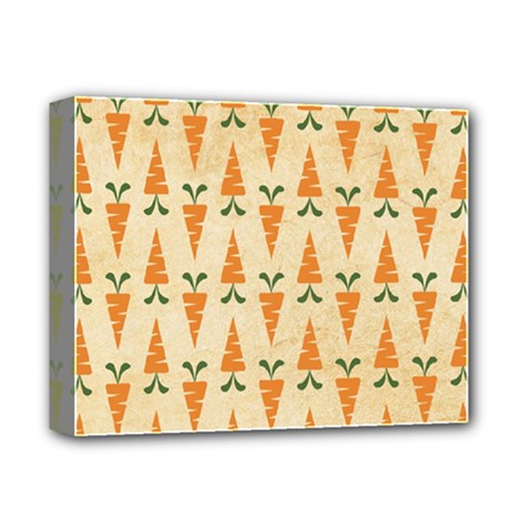 Pattern-carrot-pattern-carrot-print Deluxe Canvas 14  X 11  (stretched) by Sudhe