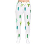 Funny Cacti With Muzzles Women velvet Drawstring Pants