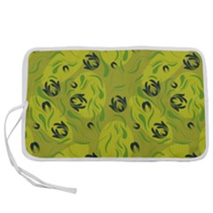 Folk Flowers Pattern  Pen Storage Case (l) by Eskimos