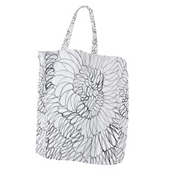 Mono Swirls Giant Grocery Tote