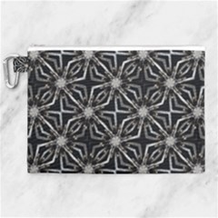 Futuristic Industrial Print Pattern Canvas Cosmetic Bag (xl) by dflcprintsclothing