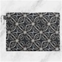 Futuristic Industrial Print Pattern Canvas Cosmetic Bag (XXL) View1