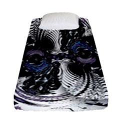 Twin Migraines Fitted Sheet (single Size) by MRNStudios