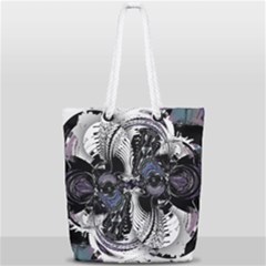 Twin Migraines Full Print Rope Handle Tote (small) by MRNStudios