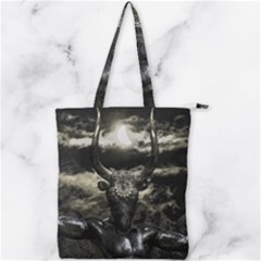 Creepy Mythological Artwork Collage Double Zip Up Tote Bag by dflcprintsclothing