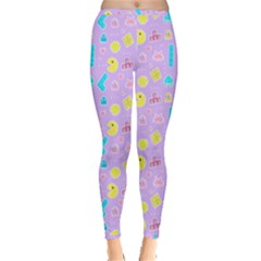 Arcade Dreams Lilac Inside Out Leggings by thePastelAbomination