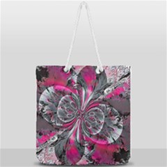 Mixed Signals Full Print Rope Handle Tote (large) by MRNStudios