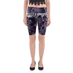 When Gears Turn Yoga Cropped Leggings by MRNStudios