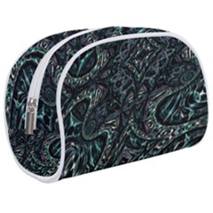 Emerald Distortion Make Up Case (medium) by MRNStudios