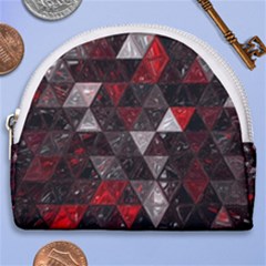 Gothic Peppermint Horseshoe Style Canvas Pouch by MRNStudios