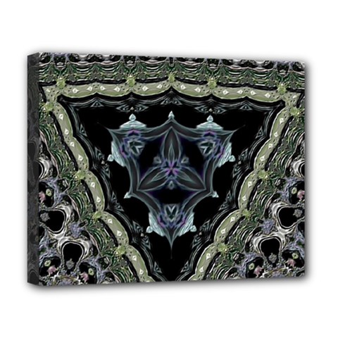 Folksy Trinity Deluxe Canvas 20  X 16  (stretched) by MRNStudios