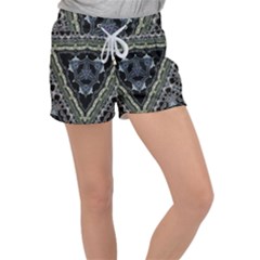 Folksy Trinity Velour Lounge Shorts by MRNStudios