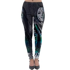 Glitch Witch Lightweight Velour Leggings by MRNStudios