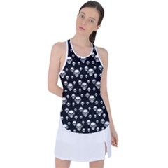 Skullmusician Racer Back Mesh Tank Top by Sparkle