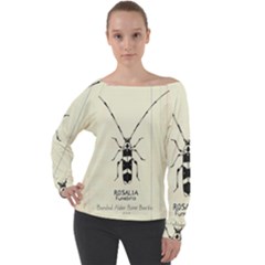 Img016 Off Shoulder Long Sleeve Velour Top by Limerence