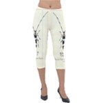 Banded Alder Borer  Lightweight Velour Capri Leggings 